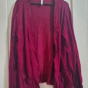 2x Burgandy Cardigan